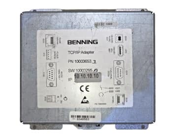 BENNING TCP/IP Adapter 10003653.7 MCU Ethernet RS232 RS485 Monitoring Module