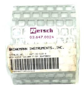 Retsch 03.647.0024 Bottom Sieve 10.0 mm Square Holes SM 100 200 300 Cutting Mill