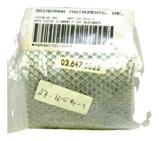 Brinkmann 027-16-514-1 Bottom Sieve 2.00 mm for Retsch SM Mill 03.647.0025