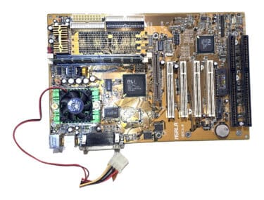 Biostar M5ALA Socket 7 ATX Motherboard AMD K6-2 300 32MB Aladdin V AGP PCI ISA