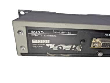 Sony BVR-55 TBC Remote Control Unit 2-124-651-01 Lot of 2 Rack Mount U-matic